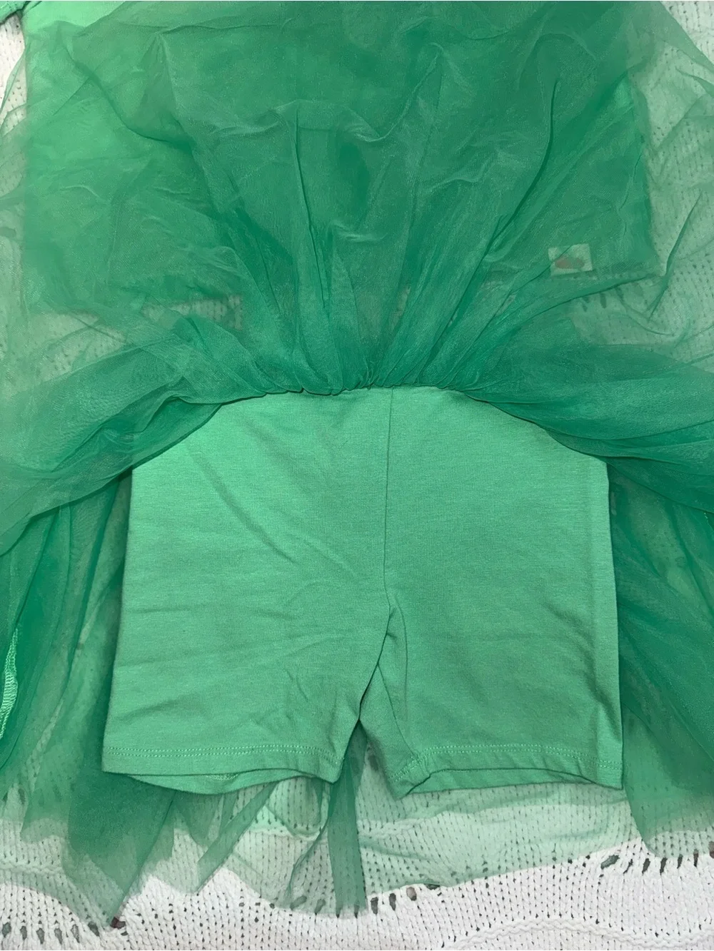 Kids Green Tutu Set